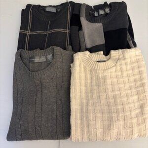 Oscar De La Renta Men's Sweaters - 4pcs. Size XL